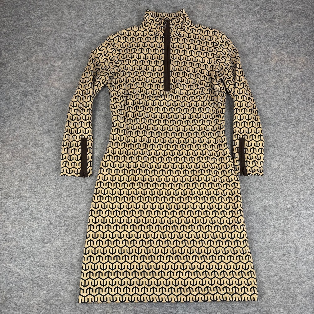 J McLaughlin Bedford Catalina Cloth Dress Geometric Womens Small‎ S